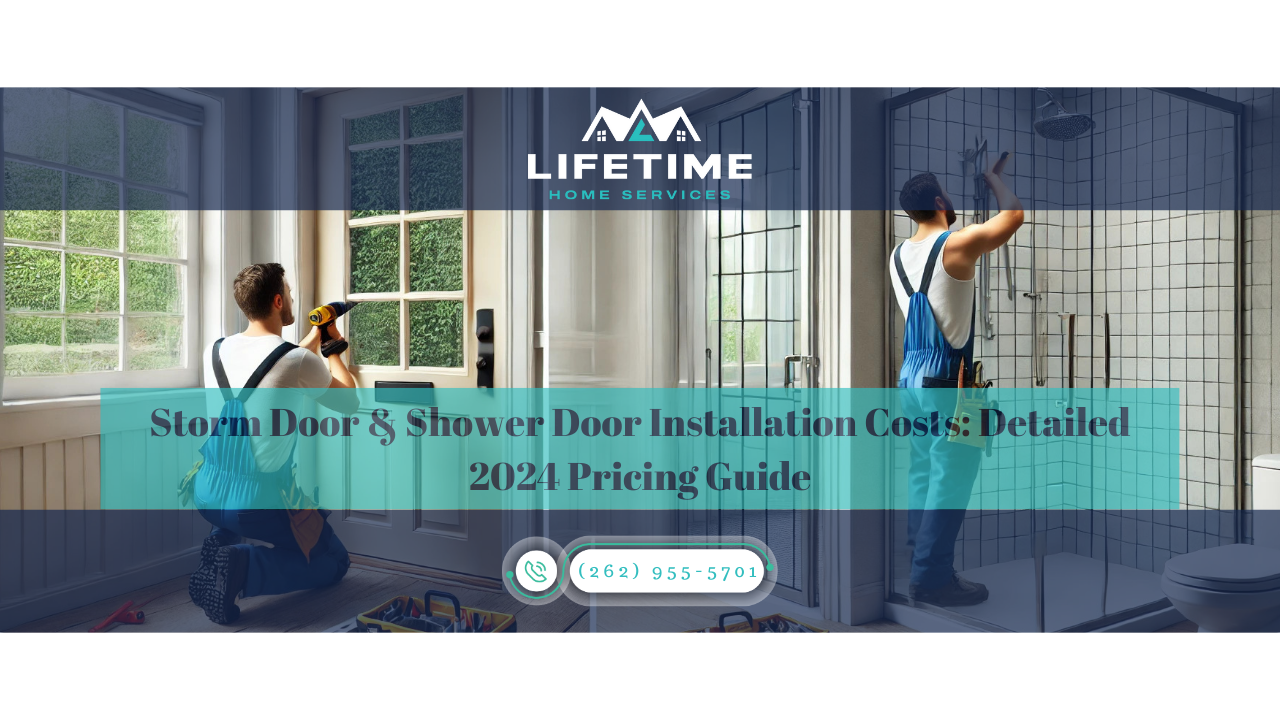 storm door & shower door installation costs